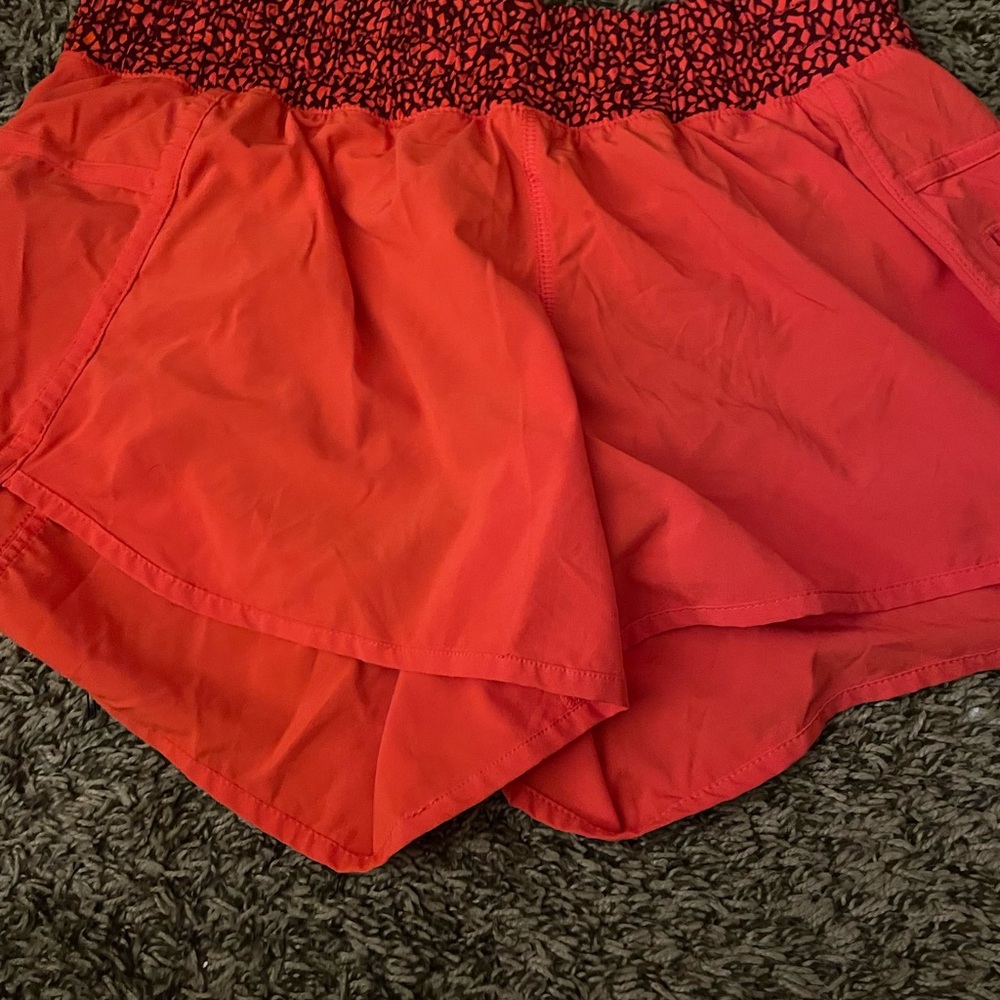lululemon athletica Red Athletic Shorts